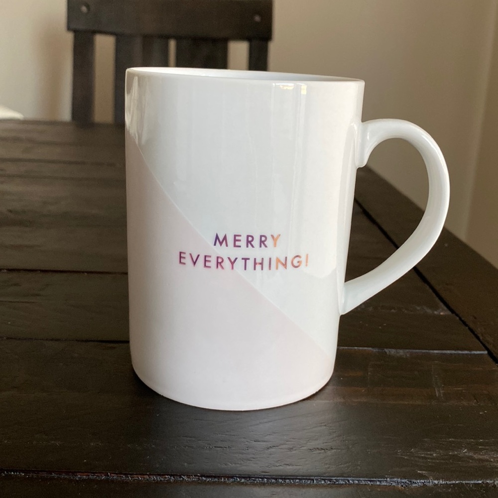 GUC Fringe brand “Merry Everything” holiday  season mug